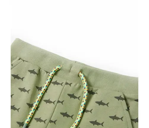 Bērnu Šorti Ar Aukliņu, Gaiša Haki, 128