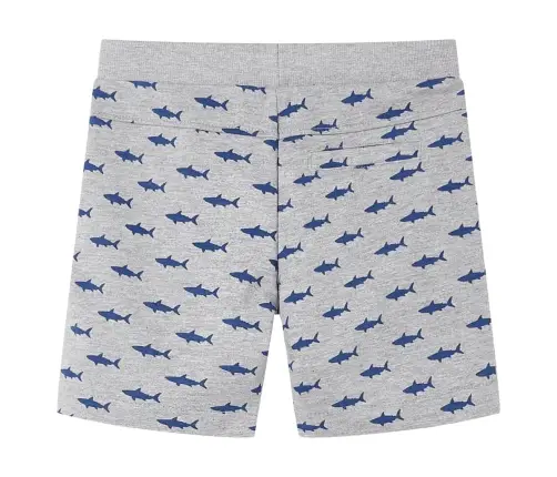 Laste Lühikesed Püksid Pingutusnööriga, Helehall Melange, 92