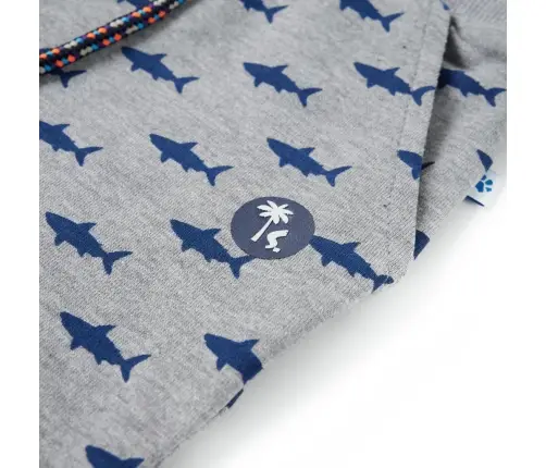 Laste Lühikesed Püksid Pingutusnööriga, Helehall Melange, 92