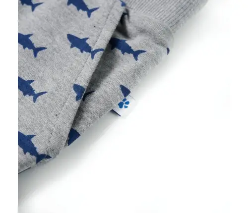 Laste Lühikesed Püksid Pingutusnööriga, Helehall Melange, 92