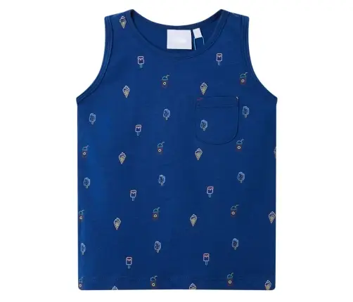 Bērnu Krekls, Bez Piedurknēm, Tumši Zils, 104