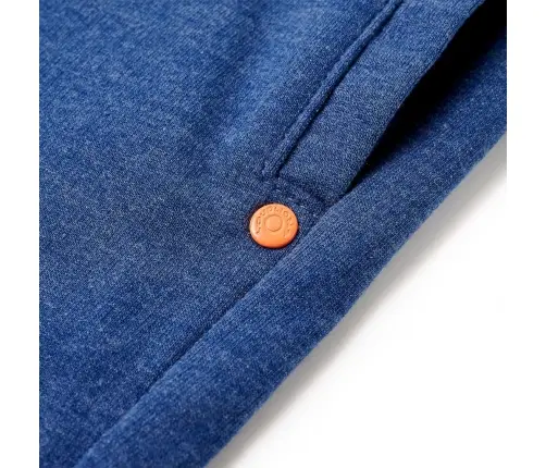 Laste Lühikesed Püksid Pingutusnööriga, Tumesinine Melange, 116