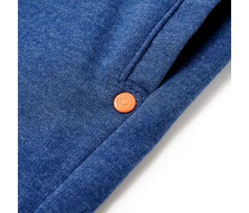 Laste Lühikesed Püksid Pingutusnööriga, Tumesinine Melange, 140