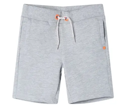 Bērnu Šorti Ar Savelkamu Aukliņu, Pelēki, 128