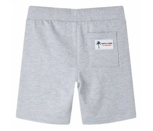 Bērnu Šorti Ar Savelkamu Aukliņu, Pelēki, 128