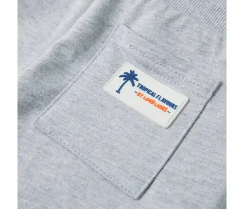 Bērnu Šorti Ar Savelkamu Aukliņu, Pelēki, 128