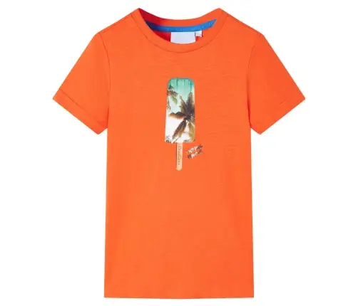 Bērnu T-Krekls, Tumši Oranžs, 92