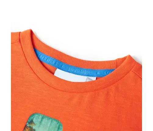 Bērnu T-Krekls, Tumši Oranžs, 128