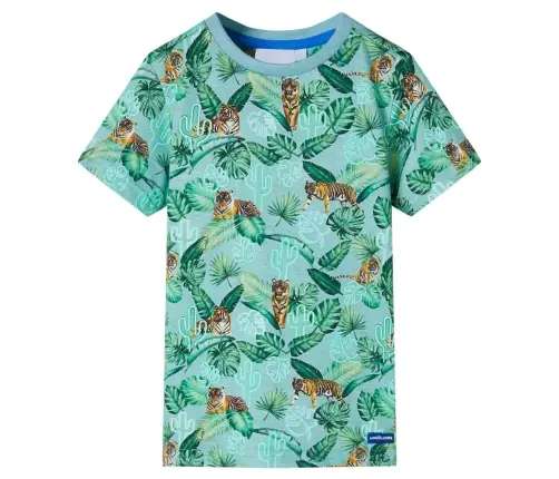 Bērnu T-Krekls, Gaiši Zaļš, 128