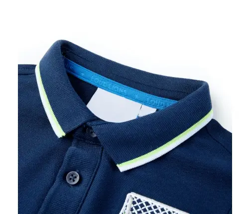 Laste Polosärk, Tumesinine, 140