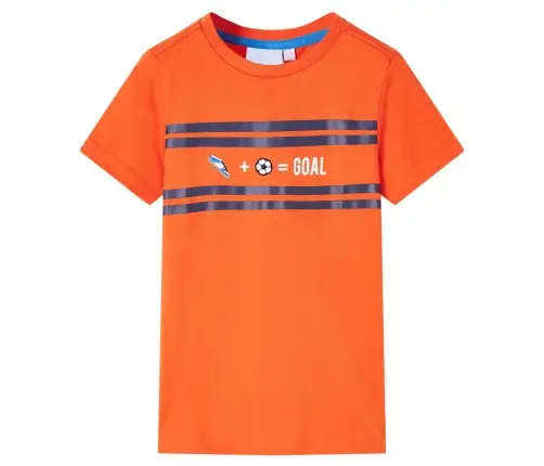 Bērnu T-Krekls, Tumši Oranžs, 116
