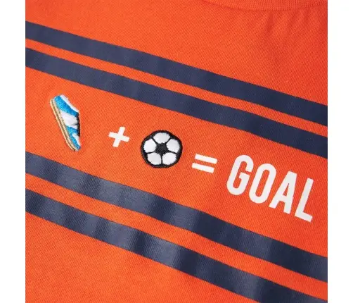 Laste T-Särk, Tumeoranž, 128