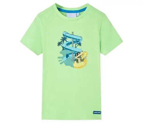 Bērnu T-Krekls, Neona Zaļš, 116