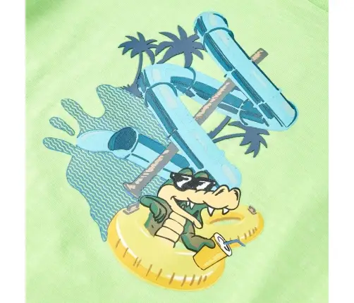 Bērnu T-Krekls, Neona Zaļš, 116