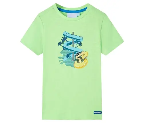 Bērnu T-Krekls, Neona Zaļš, 128