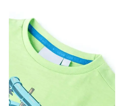 Bērnu T-Krekls, Neona Zaļš, 128