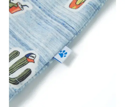 Bērnu T-Krekls, Dažādu Toņu Zils, 140