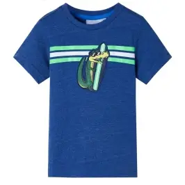 Bērnu T-Krekls, Tumši Zils, 128