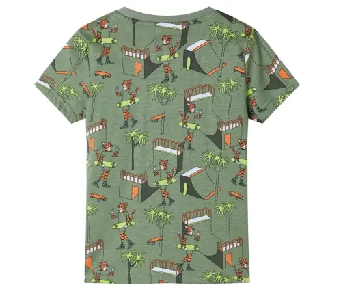 Bērnu Pidžama Ar Īsām Piedurknēm, Gaiša Haki, 92