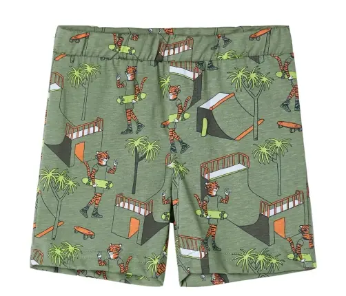 Bērnu Pidžama Ar Īsām Piedurknēm, Gaiša Haki, 92