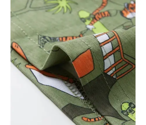 Bērnu Pidžama Ar Īsām Piedurknēm, Gaiša Haki, 92