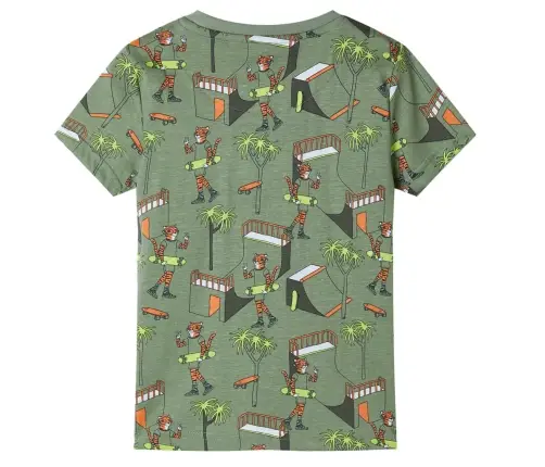 Bērnu Pidžama Ar Īsām Piedurknēm, Gaiša Haki, 104