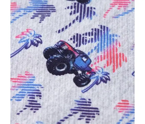 Bērnu T-Krekls, Raibi Pelēks, 128