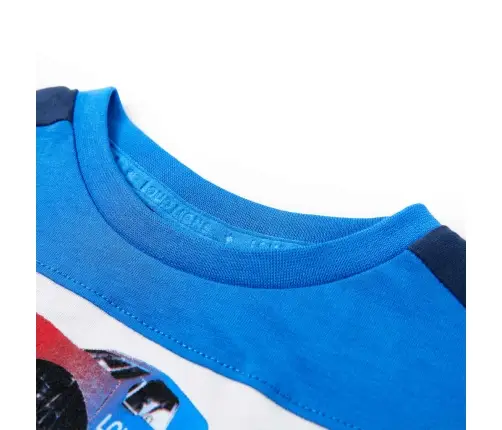 Bērnu T-Krekls, Zils Un Tumši Zils, 104