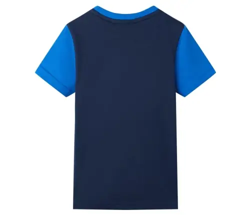 Bērnu T-Krekls, Zils Un Tumši Zils, 116
