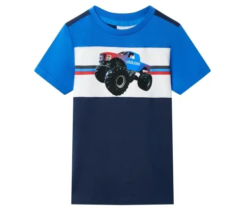 Laste T-Särk Sinine Ja Tumesinine 140