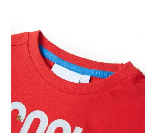 Bērnu T-Krekls, Sarkans, 116