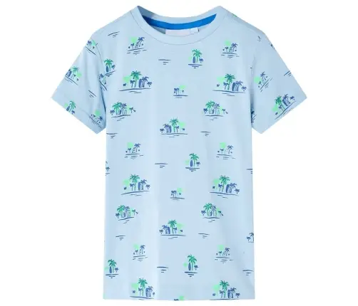 Bērnu T-Krekls, Gaiši Zils, 104