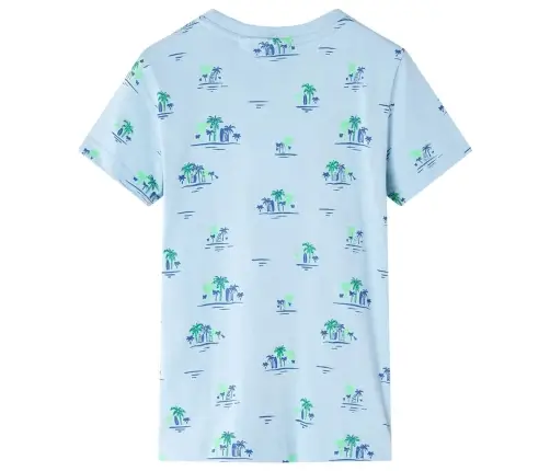 Bērnu T-Krekls, Gaiši Zils, 104