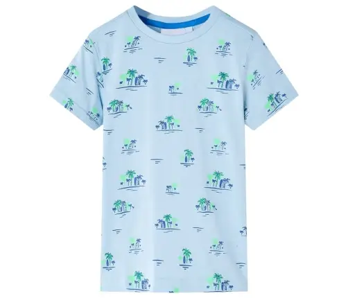 Bērnu T-Krekls, Gaiši Zils, 128