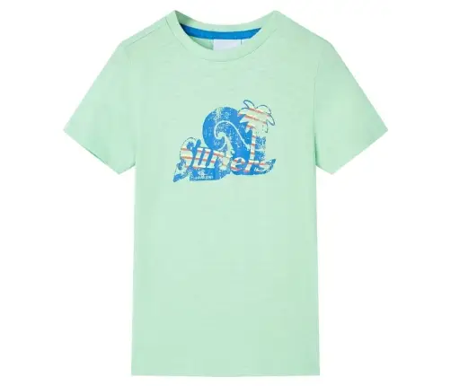 Bērnu T-Krekls, Koši Zaļš, 92