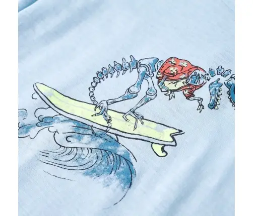 Bērnu T-Krekls, Gaiši Zils, 104