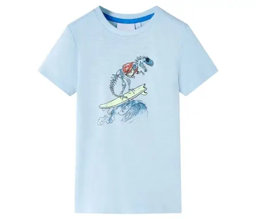 Bērnu T-Krekls, Gaiši Zils, 116