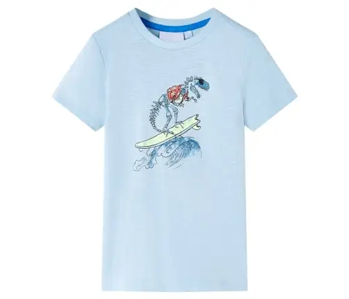 Bērnu T-Krekls, Gaiši Zils, 128
