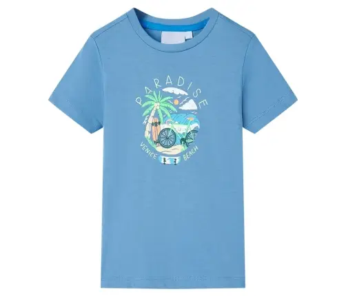 Bērnu T-Krekls, Vidēji Zils, 128