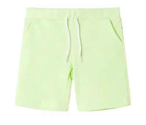 Bērnu Šorti Ar Savelkamu Aukliņu, Neona Dzelteni, 92