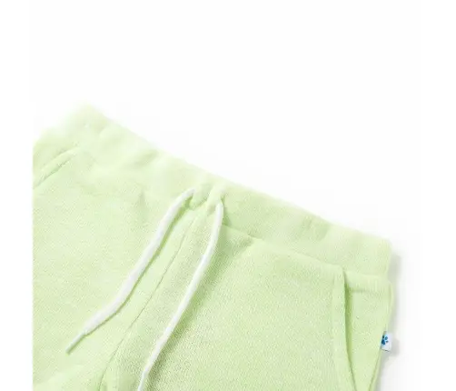 Bērnu Šorti Ar Savelkamu Aukliņu, Neona Dzelteni, 92