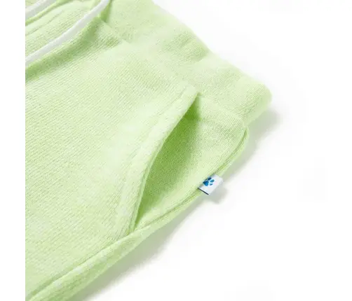 Bērnu Šorti Ar Savelkamu Aukliņu, Neona Dzelteni, 92