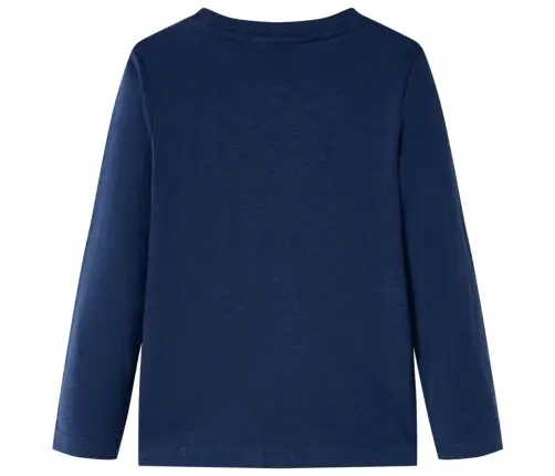 Bērnu Krekls Ar Garām Piedurknēm, Tumši Zils, 92