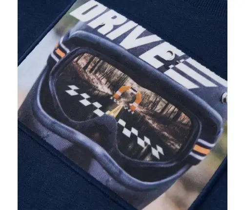 Pikkade Varrukatega Lastesärk, Tumesinine, 128