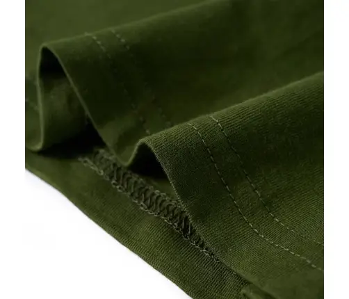 Vaikiški Marškinėliai Ilgomis Rankovėmis, Chaki Spalvos, 128 Dydžio