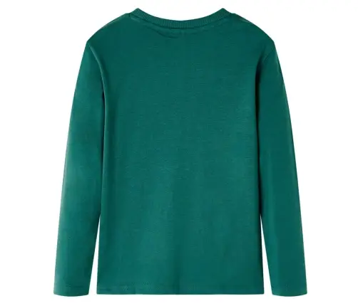 Vaikiški Marškinėliai Ilgomis Rankovėmis, Žalios Spalvos, 116 Dydžio