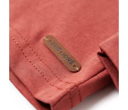 Bērnu Krekls Ar Garām Piedurknēm, Sarkanbrūns, 128