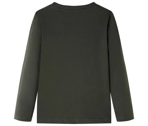 Bērnu Krekls Ar Garām Piedurknēm, Haki, 116