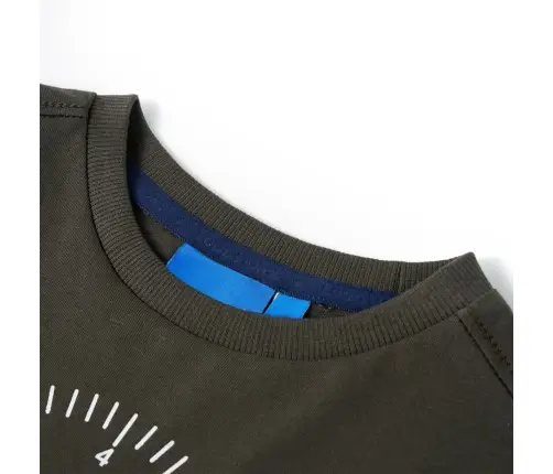 Bērnu Krekls Ar Garām Piedurknēm, Haki, 116