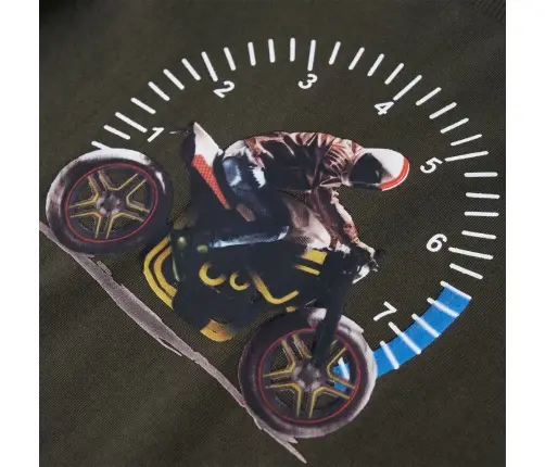 Bērnu Krekls Ar Garām Piedurknēm, Haki, 128